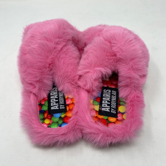 NWOT Apparis Didi Slippers and Sleep Mask Set sz 9 - Picture 3 of 7